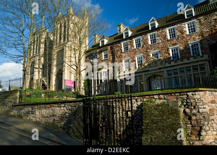 Old Deanery, Bristol Cathedral Choir School und Bristol Cathedral, Bristol. Stockfoto