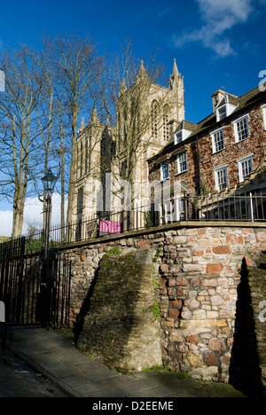 Old Deanery, Bristol Cathedral Choir School und Bristol Cathedral, Bristol. Stockfoto