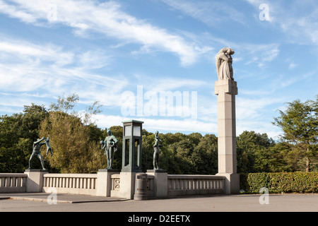 Gustav Vigeland-Skulpturenpark in Oslo, Norwegen Stockfoto