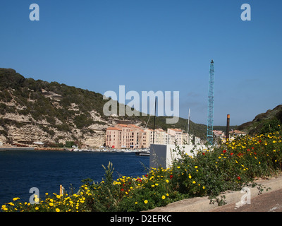 Schönen Hafen sartene auf Korsika Stockfoto