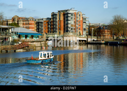 Redcliffe Brücke, schwimmenden Hafen, Bristol, england Stockfoto