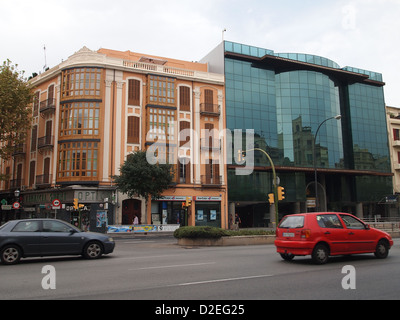 Ein modernes Haus in Palma de Mallorca Stockfoto