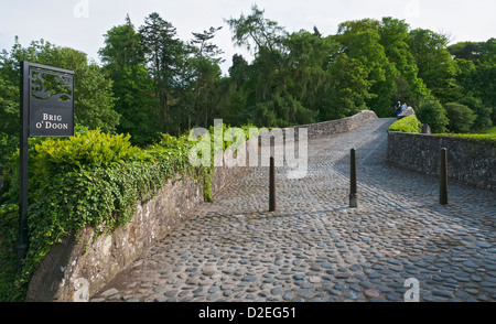 South Ayrshire, Schottland, Alloway, Brig o'Doon, 13C Brücke verewigt von schottischen nationalen Dichter Robert Burns (1759-96) Stockfoto