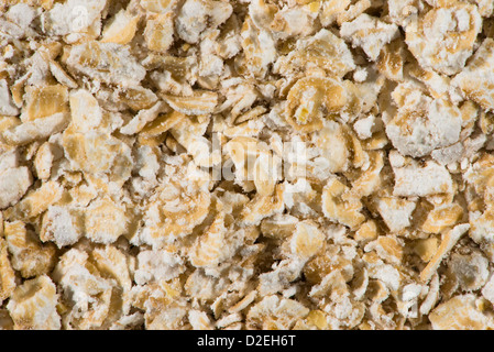 Nahaufnahme von Brei Hafer. Stockfoto