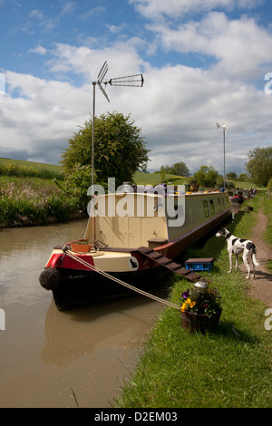 Oxford-Kanal bei Clayden, Oxfordshire Stockfoto