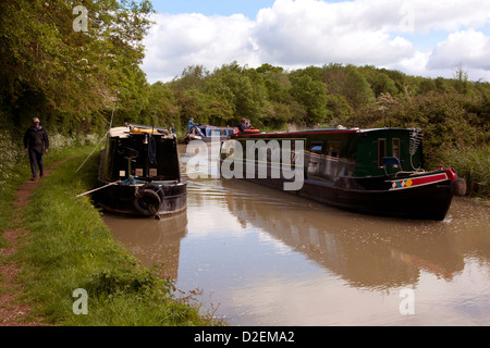 Oxford-Kanal bei Clayden, Oxfordshire Stockfoto