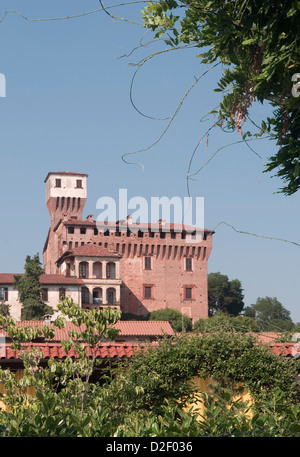 Rocca Viscontea XV Jahrhundert Festung, Briona, Novara Provinz, Piemont, Italien Stockfoto