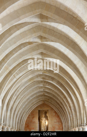 Collège des Bernardins in Paris. Kirchenschiff Paris. Frankreich. Stockfoto