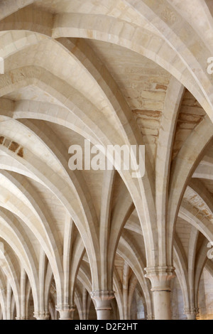 Collège des Bernardins in Paris. Kirchenschiff Paris. Frankreich. Stockfoto