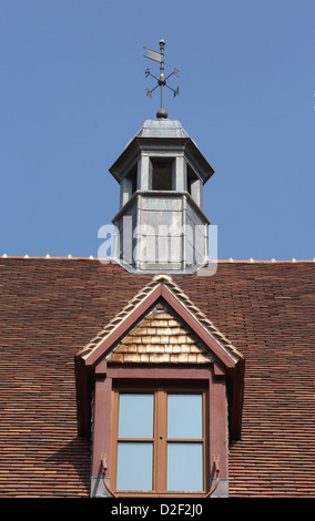 Collège des Bernardins in Paris. Federball Paris. Frankreich. Stockfoto