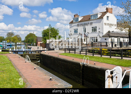 Das Steamboat Inn at Trent Lock, Sawley in der Nähe von Long Eaton, Derbyshire, England, GB, UK, EU, Europa Stockfoto