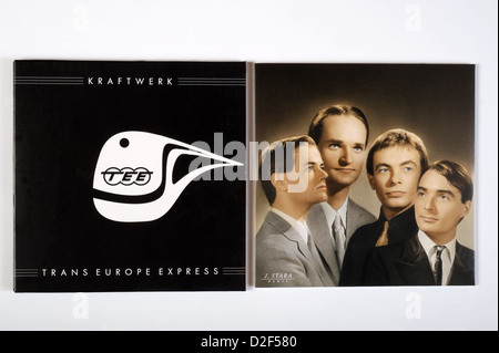 Trans Europe Express, das sechste Studioalbum der deutschen Elektronikgruppe Kraftwerk Stockfoto