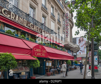 Le Grand Cafe Capucines in Paris, Frankreich Stockfoto