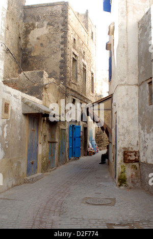 Straße in der Medina von essaouira Stockfoto