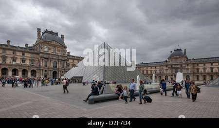 Der Louvre in Paris, Frankreich Stockfoto