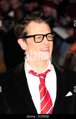 Johnny Knoxville besucht am 22. Januar 2013 die UK-Premiere von THE LAST STAND im Odeon West End Leicaster Square. Stockfoto