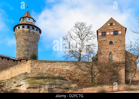 Kaiserburg Nürnberg (Kaiserburg), Deutschland Stockfoto