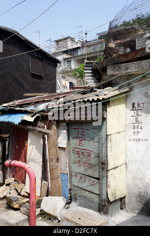 Hong Kong, China, antike Siedlung in Yau Tong Stockfoto