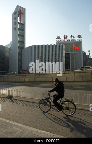 Zhongguancun christliche Kirche in Peking, China. 17. Januar 2013 Stockfoto