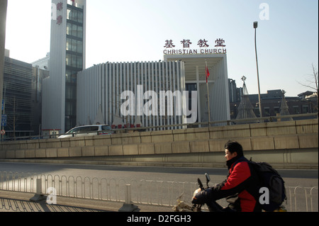 Zhongguancun christliche Kirche in Peking, China. 17. Januar 2013 Stockfoto