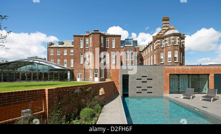 Magdalen Kapitelsaal, Exeter, Vereinigtes Königreich. Architekt: Feilden Clegg Bradley Studios LLP, 2012. Stockfoto