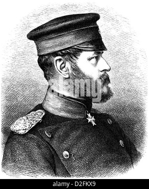 Friedrich Wilhelm Gustav von Stiehle, 1823-1899, preußischer Offizier, Franco-Preussischer Krieg oder Deutsch-Französischen Krieg 1870-1871 Stockfoto