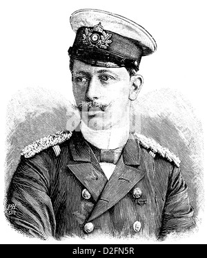 Prinz Albert Wilhelm Heinrich von Preußen, 1862-1929, Großadmiral der kaiserlichen Marine und Bruder von Kaiser Wilhelm II., Stockfoto