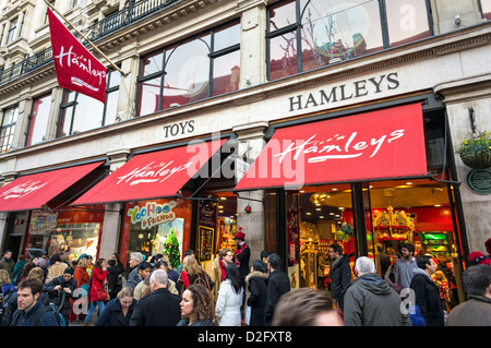 Hamleys Spielwarenladen, Regent Street, London, UK Stockfoto