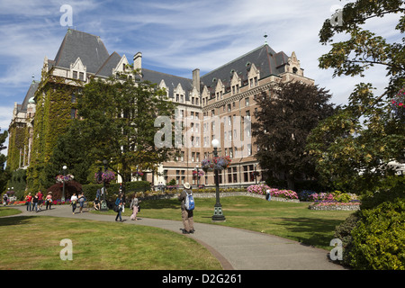 Fairmont Empress Hotel in Victoria, BC Kanada Stockfoto