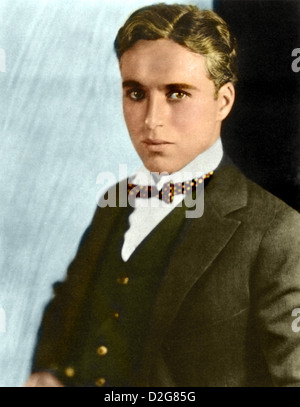 CHARLIE CHAPLIN (1889-1977) UK Filmschauspieler über 1915 Stockfoto