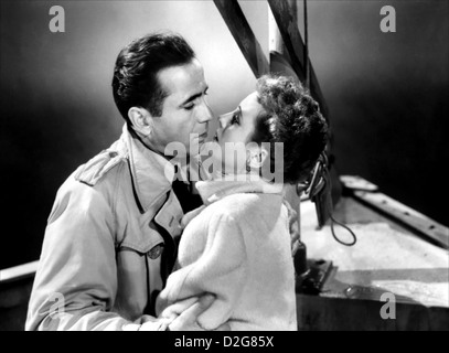 ÜBER THE PACIFIC 1942 Warner Bros Film mit Humphrey Bogart und Mary Astor Stockfoto