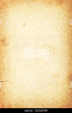Alte Papier Textur für den Hintergrund. Vintage Grunge-Stil Stockfoto