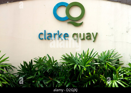 Clarke Quay Singapur Stockfoto