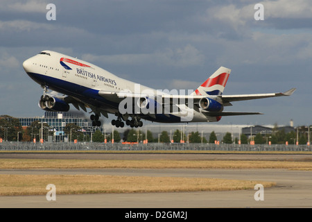 BRITISH AIRWAYS BOEING 747 400 BA Stockfoto