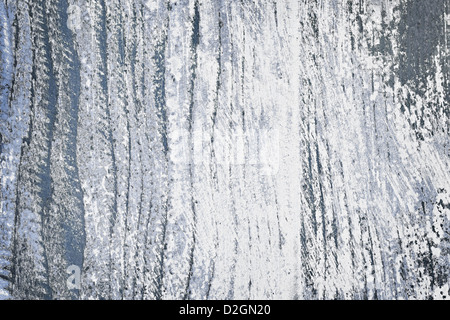 Strukturierten Hintergrund distressed rustikal Holz mit abblätternde Farbe Blau und weiß Stockfoto