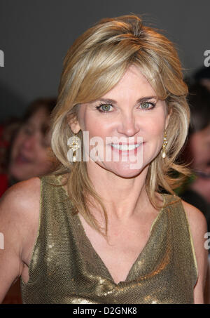 ANTHEA TURNER NATIONAL Television AWARDS RED CARPET Ankünfte LONDON ENGLAND UK 23. Januar 2013 Stockfoto