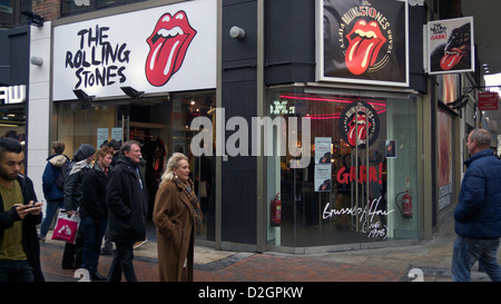 Großbritannien London w1 Carnaby street zu Weihnachten 2012 Stockfoto