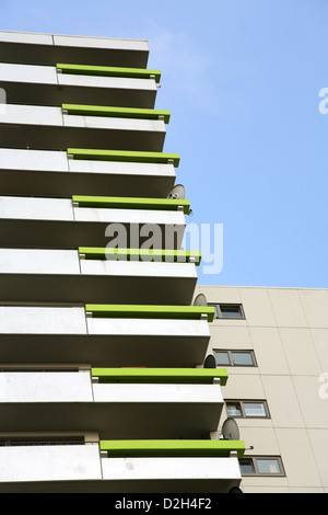 Bremen, Deutschland, erbaut in den 70er Jahre Hochhaus Tenever Stockfoto