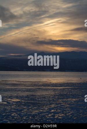 wunderschönen Sonnenaufgang Stockfoto