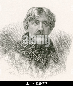 Francis Bret Harte, 1836-1902. US-amerikanischer Autor und Dichter. Stockfoto