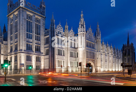 Die kürzlich renovierten Marischal College in Aberdeen. Ehemals Teil der University of Aberdeen, jetzt nach Hause zu Aberdeen Stadtrat. Stockfoto