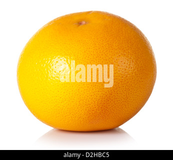 Grapefruit auf weißem Hintergrund. Frisch und saftig Stockfoto