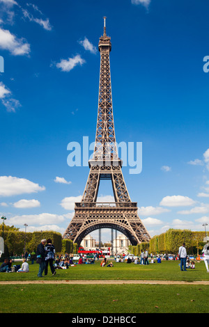 Eiffelturm Paris Stockfoto