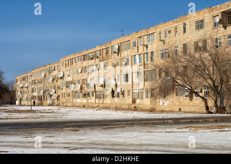 Unterkunft, Wohnung, Architektur, Block, Ziegel, Bau, Design, Gericht, Exterieur, Fassade, Wohnungen, Gehäuse, Lebensstil, medium Stockfoto