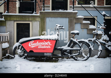 Das Jordaan-Viertel in Amsterdam ist sehr trendy und künstlerischen Bereich geworden, wo auch viele Expats leben wählen Stockfoto
