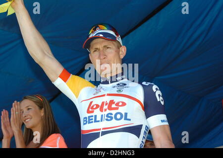 25. Januar 2013. Tanunda, Australien.  Andre Greipel gewinnt 4. Etappe der Tour Down Under in Tanunda.Action Plus Sport Bilder/Alamy live-News. Stockfoto