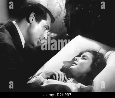 BERÜCHTIGT 1946 RKO Film mit Cary Grant und Ingrid Bergman unter der Regie von Alfred Hitchcock Stockfoto
