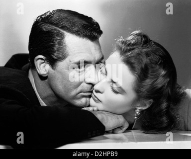 BERÜCHTIGT 1946 RKO Film mit Cary Grant und Ingrid Bergman unter der Regie von Alfred Hitchcock Stockfoto