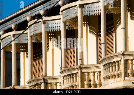 französischer kolonialer Architektur, Diego Suarez (Antsiranana), Madagaskar Stockfoto