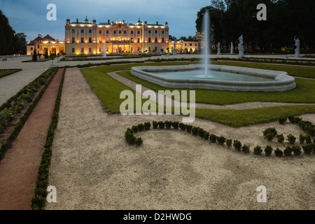 Gärten des Palastes komplexe Branicki in Bialystok, Polen. Stockfoto